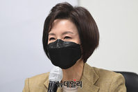 [포토] '2022 나는 국대다 2기' 압박면접 심사위원 맡은 김연주 대변인