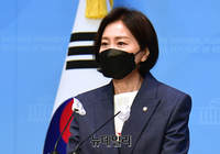 [포토] 허은아 대변인 '검수완박 文 대통령이 막아야'