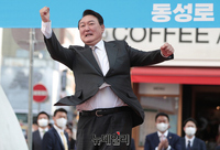 [포토] 다시보는 윤석열 어퍼컷 세리모니