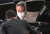 [포토] 첫 출근하는 박진 외교부 장관 후보자