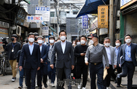 [포토] 세운재정비촉진지구 5구역 찾은 오세훈 서울시장