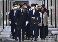 [포토] 최고위 참석한 이준석·권성동