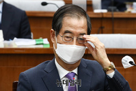[포토] 청문회 기다리는 한덕수 국무총리 후보자