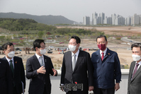 [포토] 충남 내포신도시 찾은 윤석열 당선인