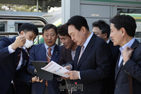 [포토] 춘천역 방문한 윤석열 당선인