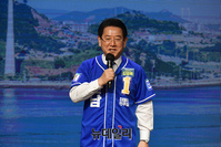 [포토] 발언하는 김영록 전남도지사 후보