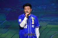 [포토] 승리 다짐하는 양문석 경남지사 후보