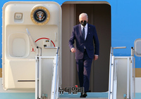 [포토] 에어포스원서 내리는 조 바이든 美대통령 