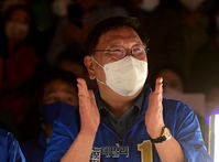 [포토] 야탑역 유세 지원나선 김태년 의원