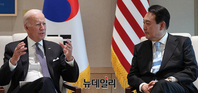 [포토] 첫 정상회담 갖는 윤석열-바이든 한·미 대통령