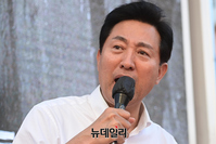 [포토] 관악구 난곡서 지지호소하는 오세훈 시장 후보