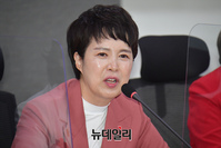 [포토] 인사말 하는 김은혜 국민의힘 경기도지사 후보