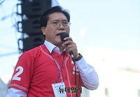 [포토] 김은혜-김경희 후보 지지호소하는 송석준 의원