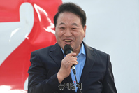 [포토] 김은혜 지원 유세 나선 김선기 전 평택시장