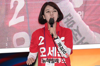 [포토] 오세훈 후보 지지호소하는 배현진 의원