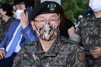 [포토] 강건작 육군 6군단장, 아미 타이거 시범여단 전투단 선포식 참석