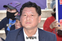 [포토] 윤 대통령 퇴진 촉구 집회 찾은 김한메 