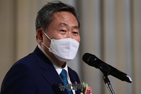 [포토] 삼청각 개관식서 인사말하는 양명영 회장