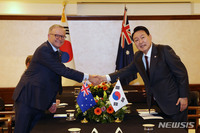 [포토] 앤서니 알바니스 호주 총리와 정상회담 갖는 윤석열 대통령