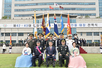 [포토] 제 42대·43대 합참의장 이취임식 기념촬영
