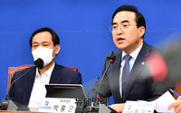 [포토] 비대위서 발언하는 박홍근 민주당 원내대표