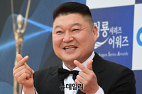 [포토] 청룡시리즈어워즈 강호동, 멋진 손하트