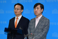 [포토] 질문에 답하는 조해진·하태경