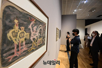 [포토] '이건희 컬렉션' 전시...이중섭 미공개 작과 명작들 12일부터 공개