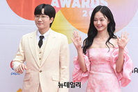 [포토] 이용진·전소민 "K글로벌하트드림어워즈, 기대 많이 해주세요"