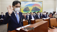 [포토] 선서하는 한기정 공정거래위원장 후보자