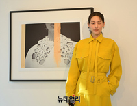 [포토] 배우 수현 "질 샌더 캠페인 왔어요"