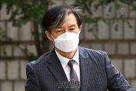 [포토] 법원 향하는 조국