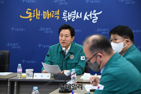 [포토] 오세훈 서울시장, 제3차 '서울안전자문회의' 참석