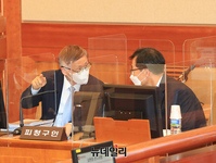 [포토] 검수완박 공개변론 참석한 노희범 변호사