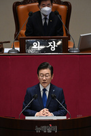 [포토] 연설하는 이재명 더불어민주당 대표