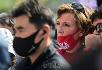 [포토] 탈북자 강제북송 항의집회 참석한 '수잔 숄티'