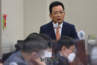 [포토] 국감 참석한 임금옥  BHC 대표이사