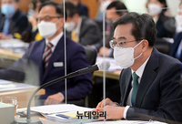 [포토] 경기도 자료제출 관련 답변하는 김동연 지사