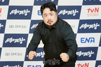 [포토] 강재준 "이번에 씨름의제왕 도전해요"