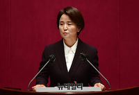 [포토] 대표연설 하는 이은주 정의당 비상대책위원장
