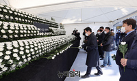 [포토] '이태원 압사참사' 합동분향소 찾은 황교안 전 국무총리