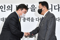 [포토] 국민의힘 찾은 싱하이밍 주한중국대사