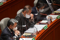 [포토] 생각 많은 이상민 행정안전부 장관