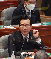 [포토] 예결위서 답변하는 정황근 농림축산식품부 장관