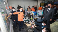 [포토] 이태원119안전센터 찾은 정진석