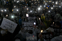 [포토] 이태원 사고 책임자 처벌 촉구하는 좌파단체