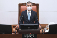 [포토] 발언하는 김현기 서울시의회 의장
