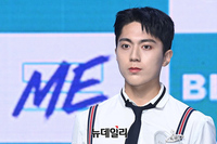 [포토] 김상우 "타이틀곡 ME, 많이 찾아주세요"