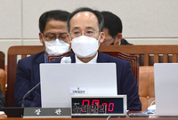 [포토] 국회 출석한 추경호 부총리 겸 기획재정부 장관