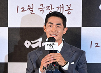 [포토] 뮤지컬 영화 '영웅' 출연하는 배정남